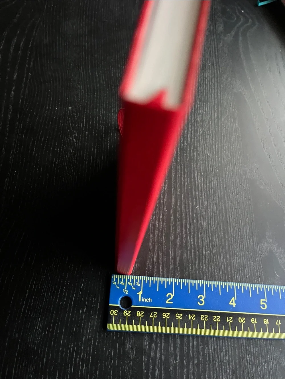 PAPERAGE Datadog Red Hardcover Lined Journal Notebook Bookmark 5.75x8 Inches